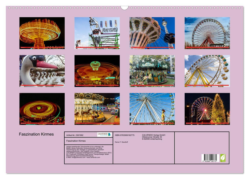 Faszination Kirmes (CALVENDO Wandkalender 2027)