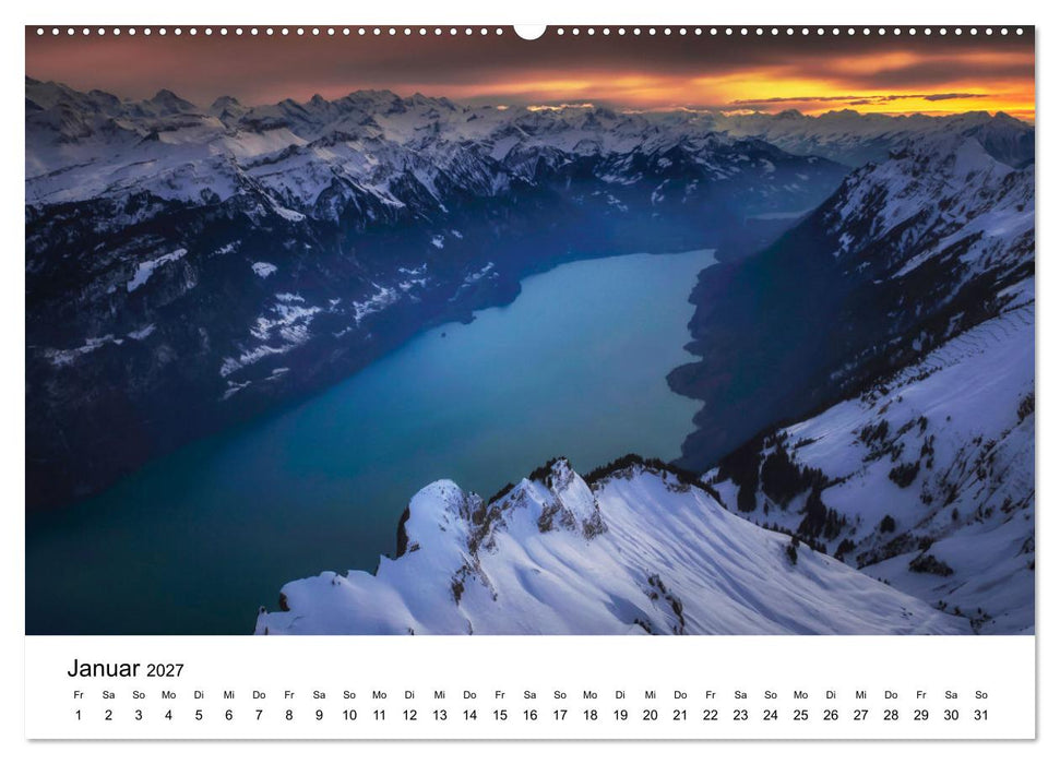 Wunderwelt Schweiz (CALVENDO Premium Wandkalender 2027)