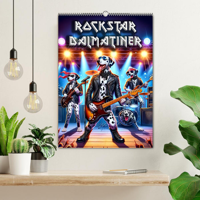 Rockstar Dalmatiner (CALVENDO Wandkalender 2027)