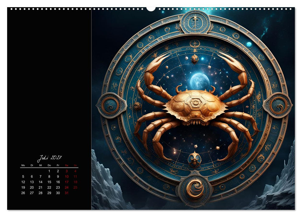 KI Tierkreiszeichen (CALVENDO Premium Wandkalender 2027)