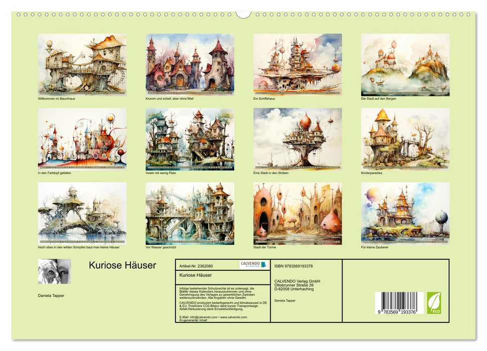 Kuriose Häuser (CALVENDO Premium Wandkalender 2027)