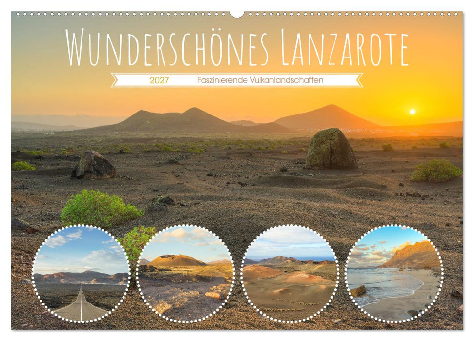 Wunderschönes Lanzarote (CALVENDO Wandkalender 2027)