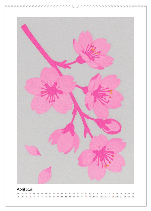 Botanischer Risodruck (CALVENDO Premium Wandkalender 2027)
