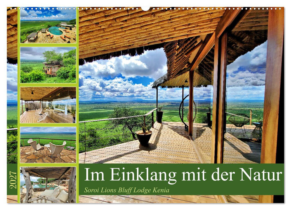 Im Einklang mit der Natur - Soroi Lions Bluff Lodge Kenia (CALVENDO Wandkalender 2027)