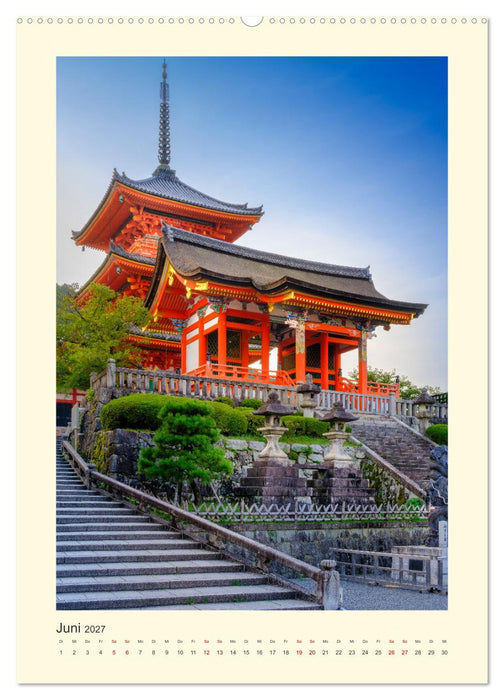 Japan - Moderne mit Religion (CALVENDO Wandkalender 2027)