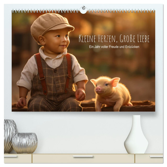 Kleine Herzen, Große Liebe: Ein Jahr voller Freude und Entzücken (CALVENDO Premium Wandkalender 2027)