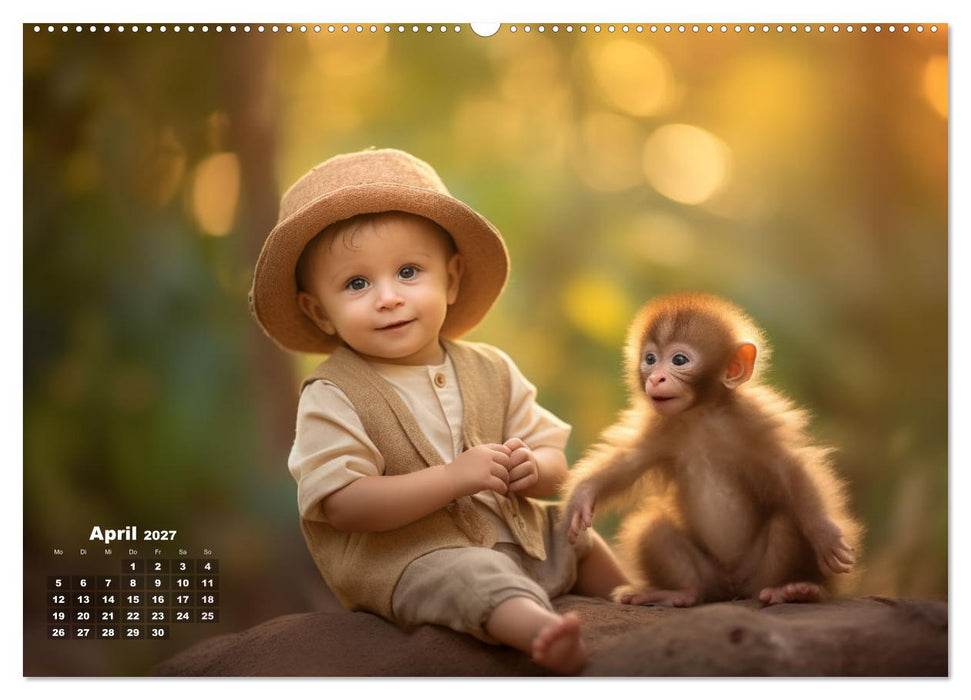 Kleine Herzen, Große Liebe: Ein Jahr voller Freude und Entzücken (CALVENDO Premium Wandkalender 2027)