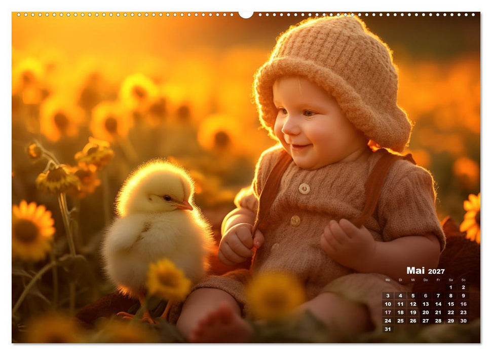 Kleine Herzen, Große Liebe: Ein Jahr voller Freude und Entzücken (CALVENDO Premium Wandkalender 2027)