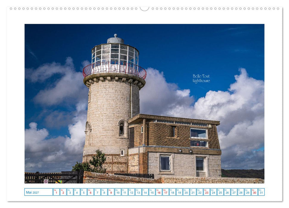 Leuchttürme entlang der britischen Küste (CALVENDO Wandkalender 2027)