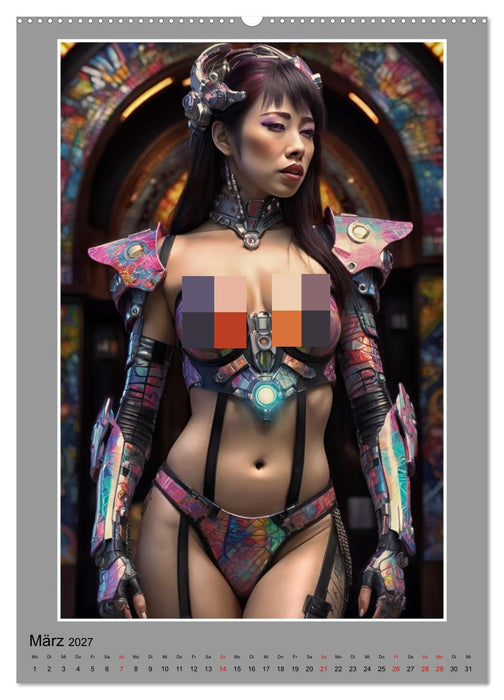 Elegante Cyborgs (CALVENDO Wandkalender 2027)