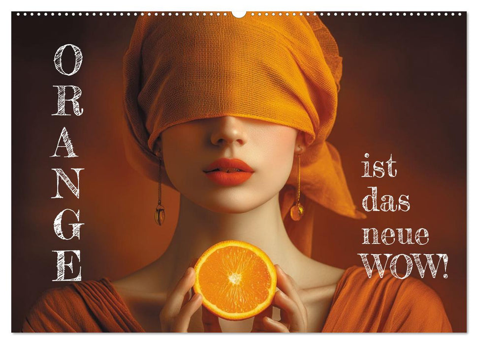 Orange ist das neue WOW! (CALVENDO Wandkalender 2027)