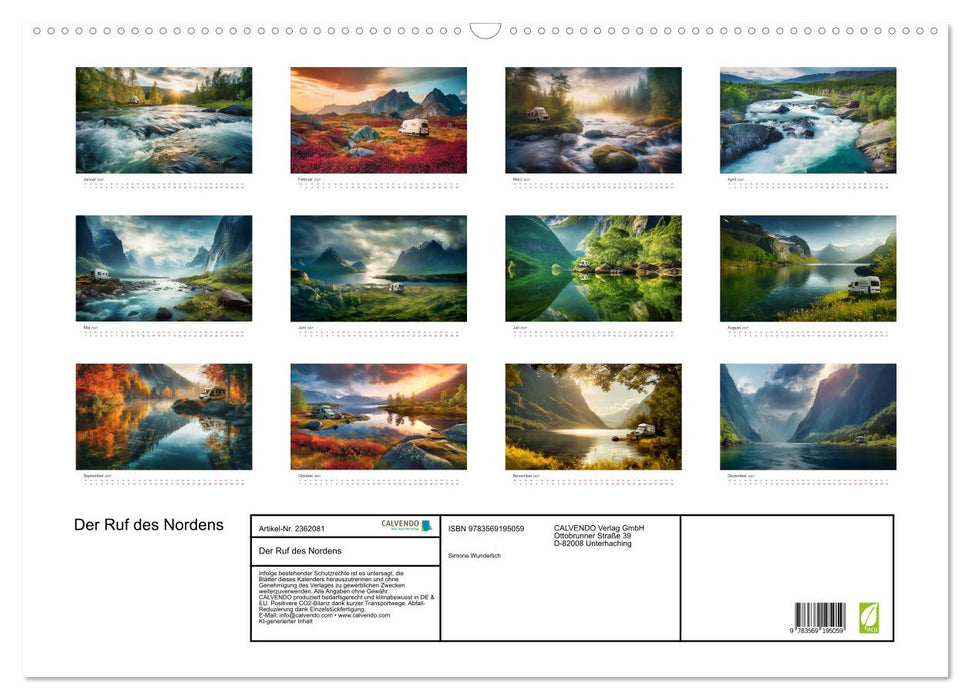 Der Ruf des Nordens (CALVENDO Wandkalender 2027)