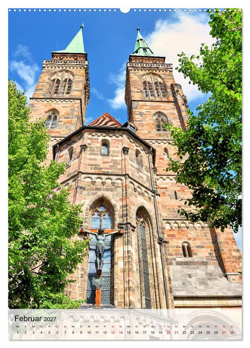 Nürnberg in Hochformat (CALVENDO Wandkalender 2027)