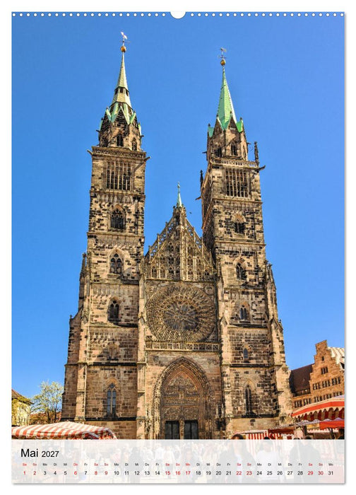 Nürnberg in Hochformat (CALVENDO Wandkalender 2027)