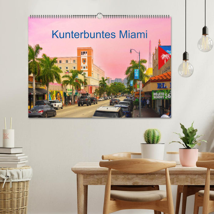 Kunterbuntes Miami (CALVENDO Wandkalender 2027)