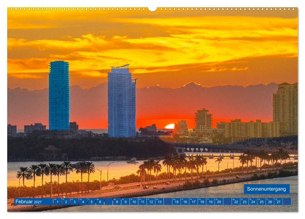 Kunterbuntes Miami (CALVENDO Wandkalender 2027)