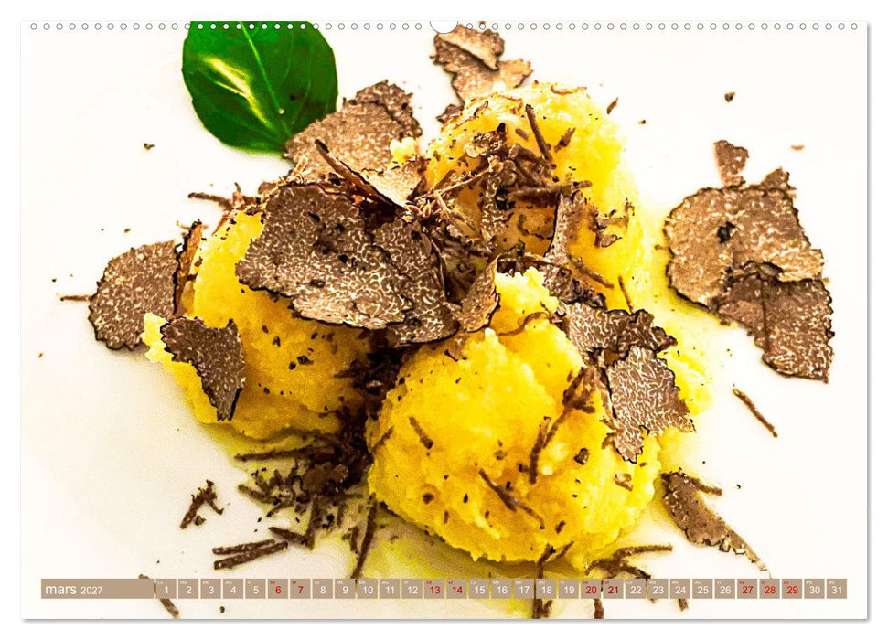 Trésors de truffes françaises (CALVENDO Calendrier mensuel 2027)