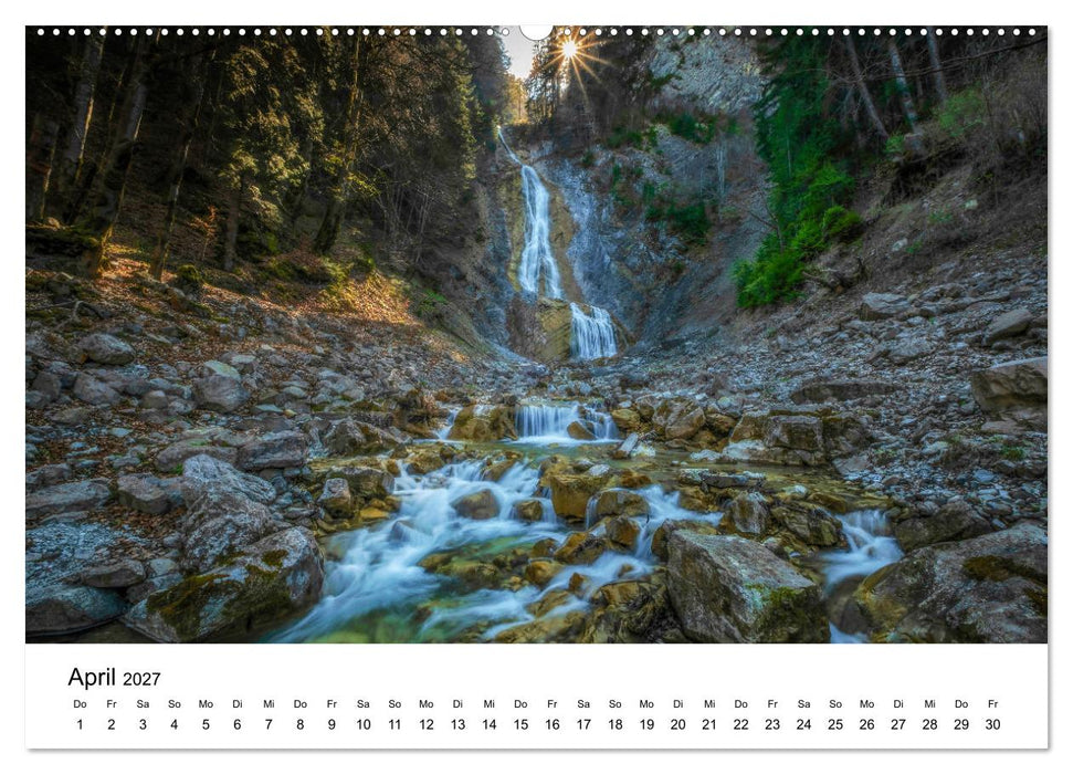 Wasserwelt Schweiz (CALVENDO Wandkalender 2027)