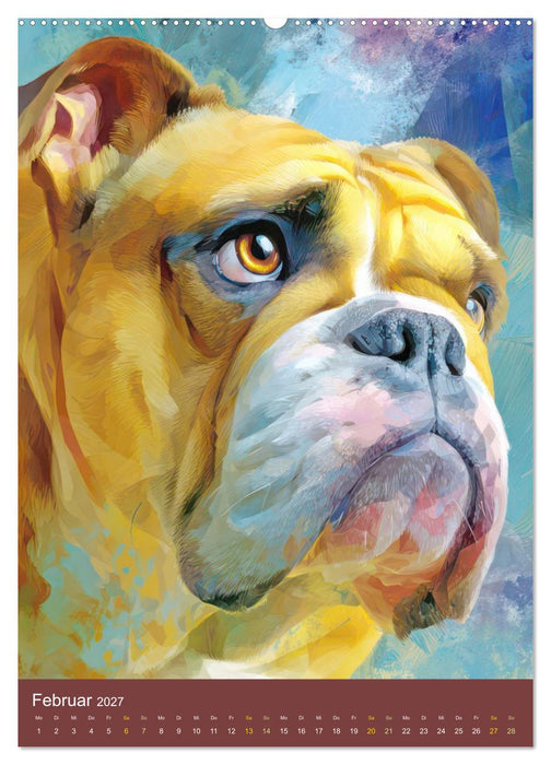 Tiere - Im Neo Expressionismus Stil (CALVENDO Wandkalender 2027)