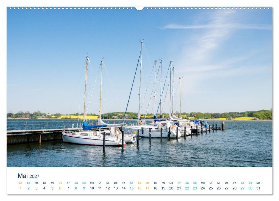 Die Schlei - Segelrevier und Naherholungsgebiet (CALVENDO Wandkalender 2027)