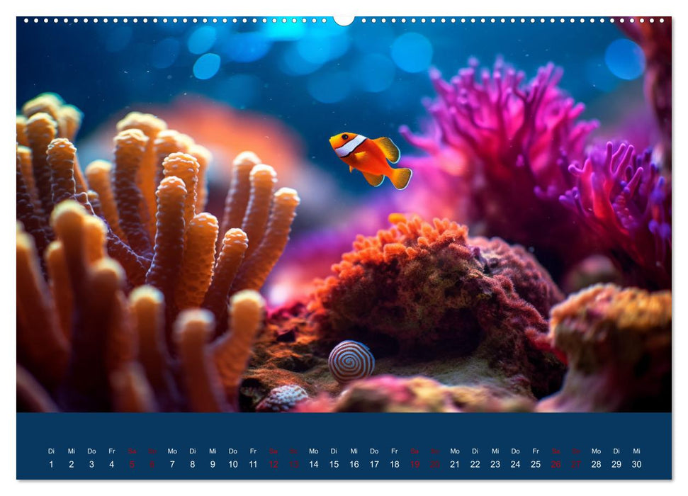 Farbenpracht im Ozean - Die Schönheit der Korallen (CALVENDO Wandkalender 2027)