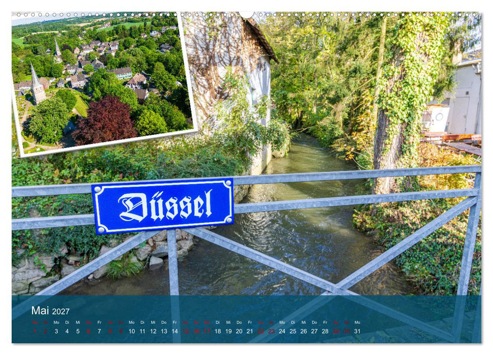 Die Düssel von den Quellen bis zu den Mündungen (CALVENDO Premium Wandkalender 2027)