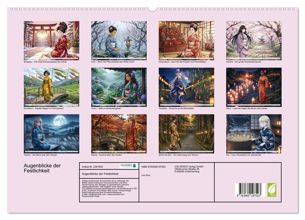 Augenblicke der Festlichkeit (CALVENDO Premium Wandkalender 2027)