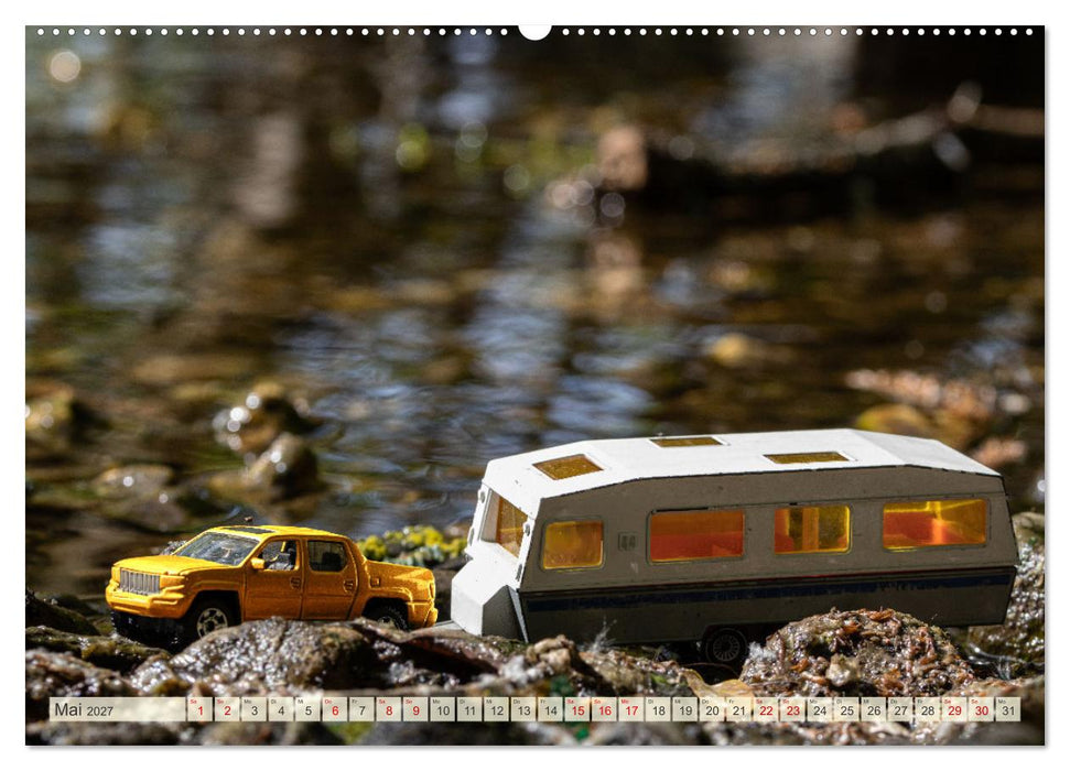 Miniature Caravaning: Großes Abenteuer mit kleinem Camper (CALVENDO Wandkalender 2027)