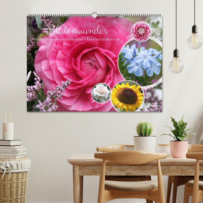 Blütenwunder - Mit Blumen durchs ganze Gartenjahr (CALVENDO Wandkalender 2027)