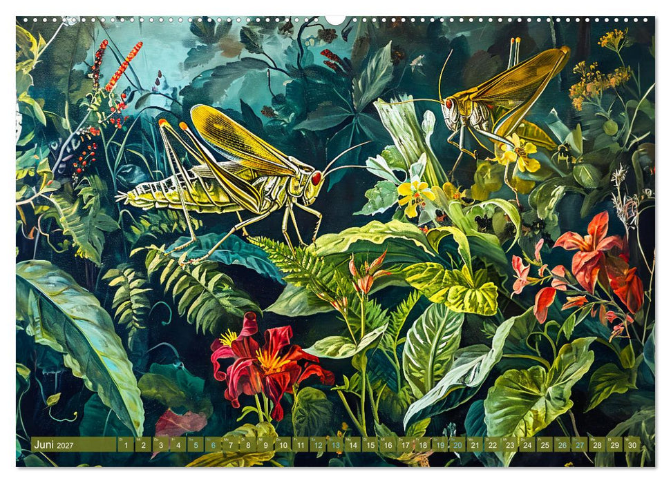 Gartengeflüster - Tierische Besucher in der Blütenfülle (CALVENDO Premium Wandkalender 2027)