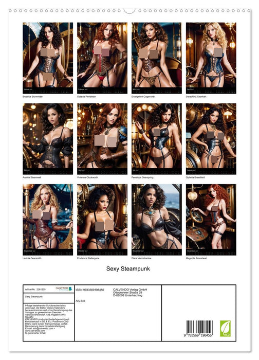 Sexy Steampunk (CALVENDO Premium Wandkalender 2027)