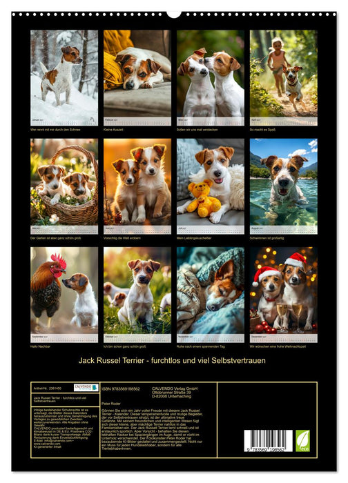 Jack Russel Terrier - furchtlos und viel Selbstvertrauen (CALVENDO Premium Wandkalender 2027)