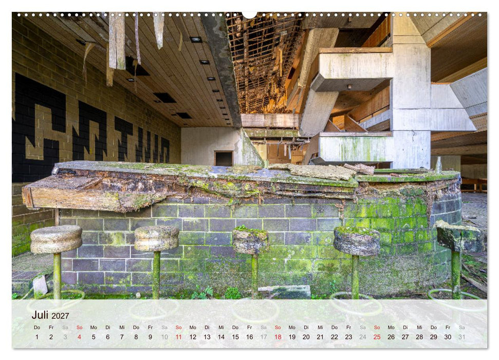 Lost Places - verlassen und vergessen (CALVENDO Premium Wandkalender 2027)