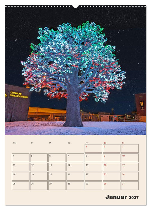Winterliches Oslo - Terminplaner (CALVENDO Wandkalender 2027)