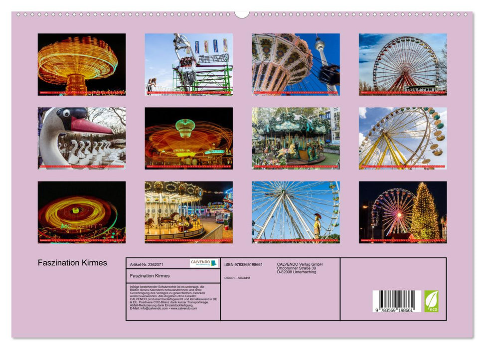 Faszination Kirmes (CALVENDO Premium Wandkalender 2027)