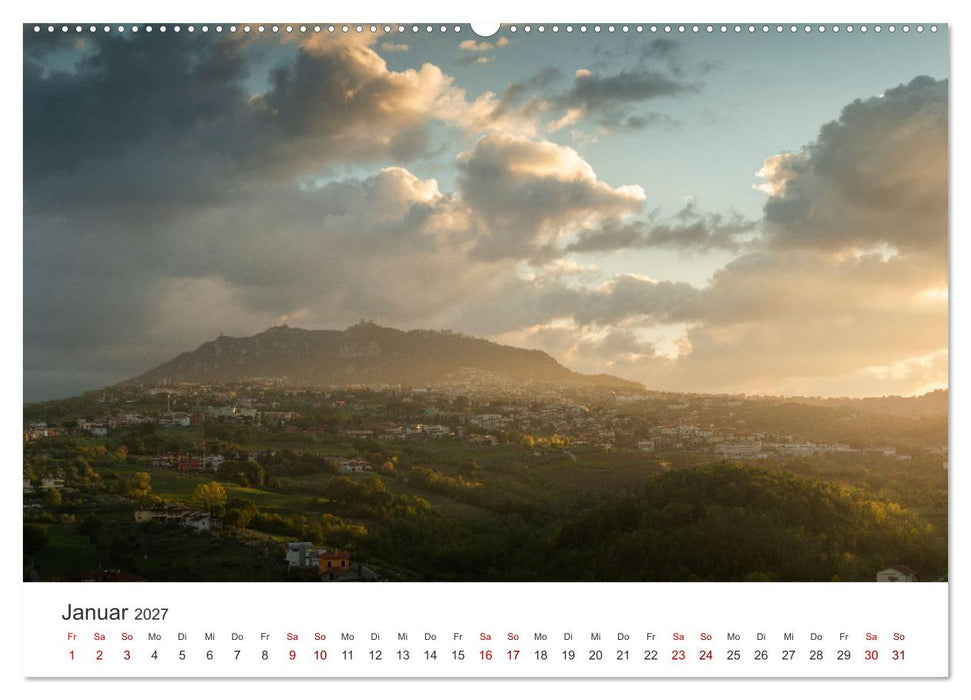 San Marino Die älteste Republik der Welt (CALVENDO Wandkalender 2027)