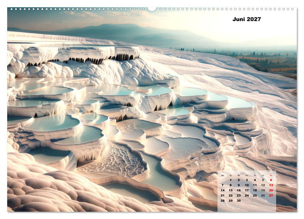 Die schönsten Naturwunder - Betrachtet durch die Augen der KI (CALVENDO Premium Wandkalender 2027)