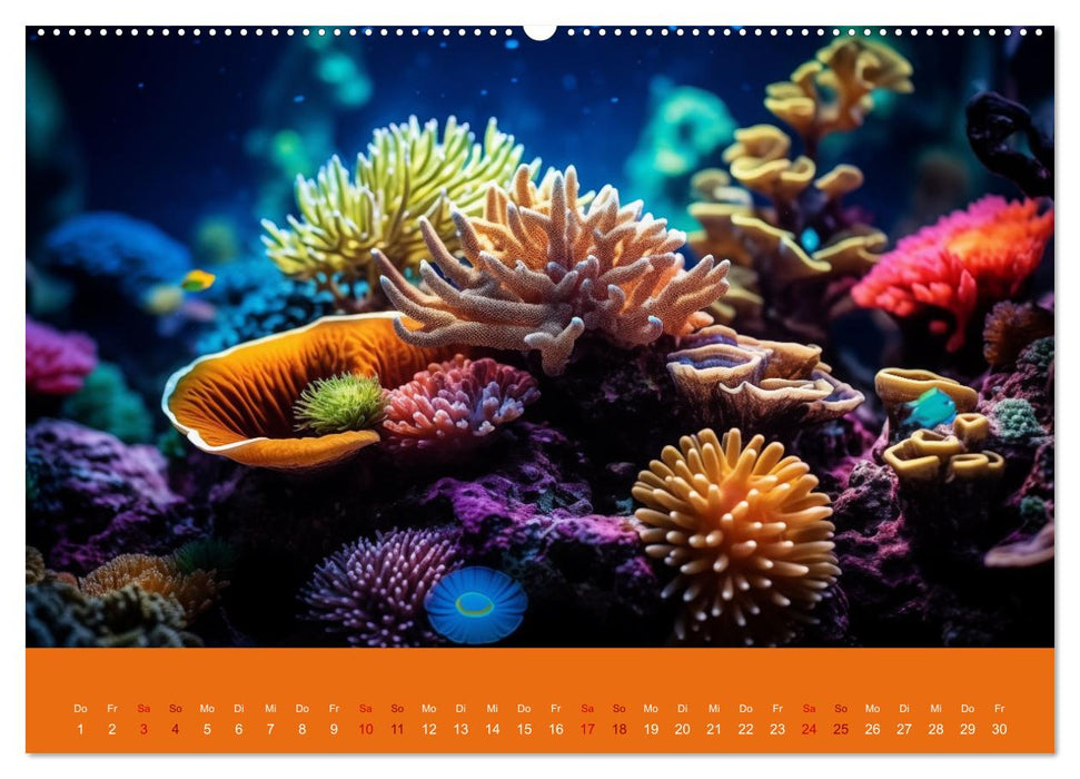 Farbenpracht im Ozean - Die Schönheit der Korallen (CALVENDO Premium Wandkalender 2027)