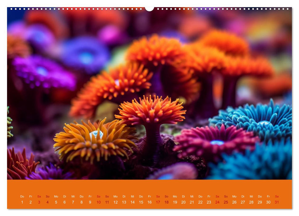 Farbenpracht im Ozean - Die Schönheit der Korallen (CALVENDO Premium Wandkalender 2027)