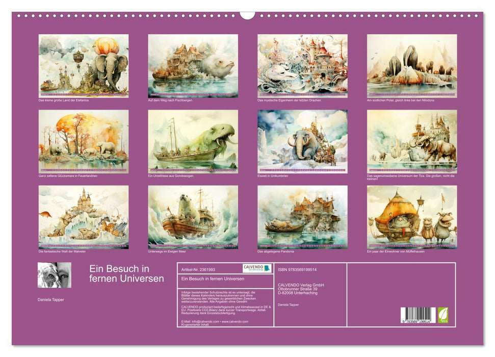 Ein Besuch in fernen Universen (CALVENDO Wandkalender 2027)