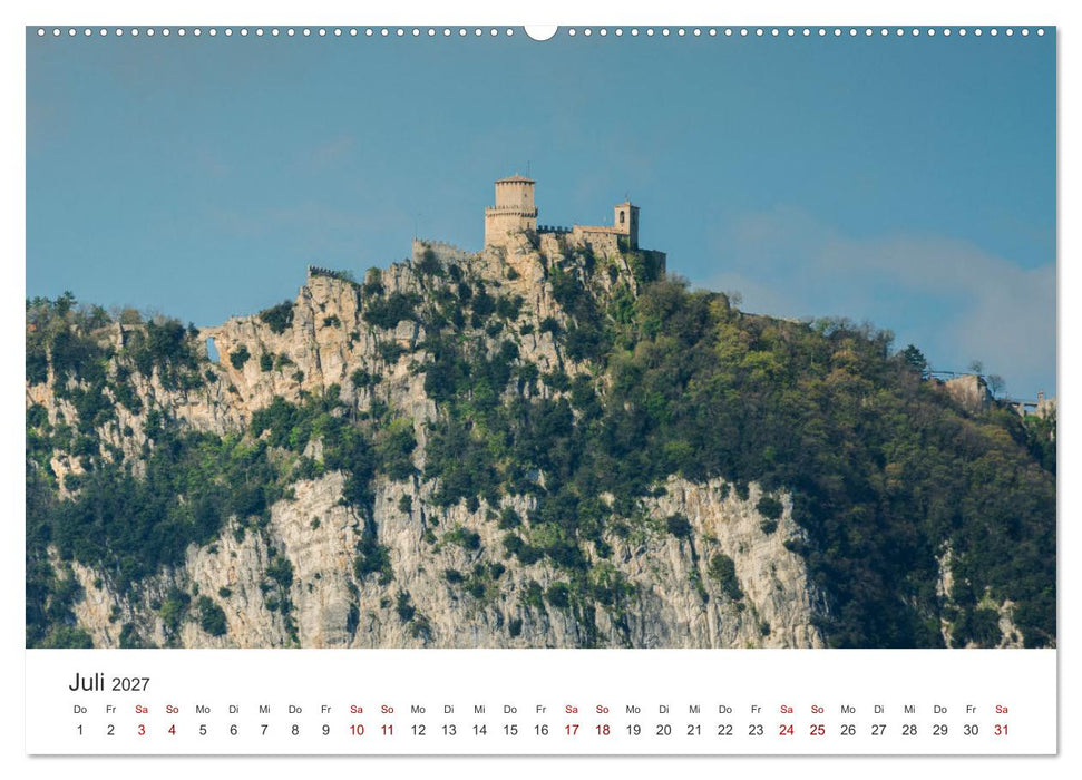San Marino Die älteste Republik der Welt (CALVENDO Premium Wandkalender 2027)