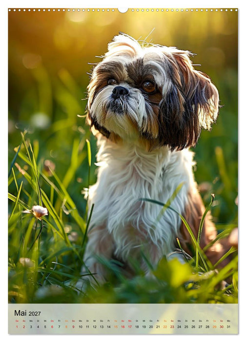 Shih Tzu - immer im Mittelpunkt (CALVENDO Premium Wandkalender 2027)