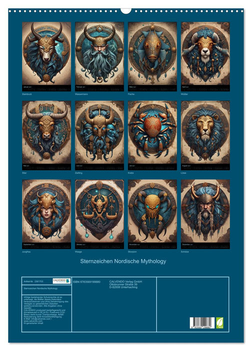 Sternzeichen Nordische Mythology (CALVENDO Wandkalender 2027)