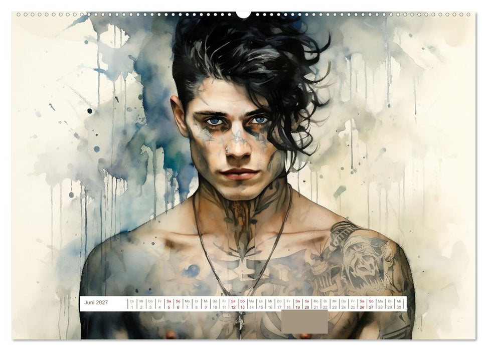 Tattoo trifft Kunst (CALVENDO Wandkalender 2027)