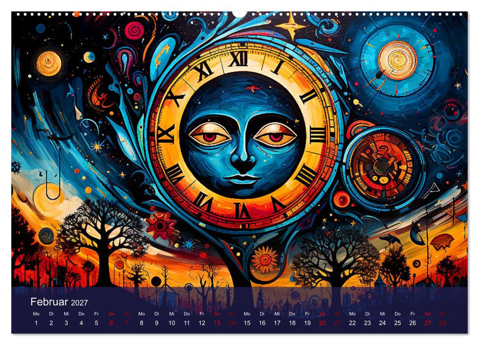 "Visionäre Leinwand: Kreative Symbole für Träume und Visionen" (CALVENDO Wandkalender 2027)
