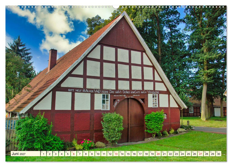 Baukunst Fachwerk (CALVENDO Wandkalender 2027)