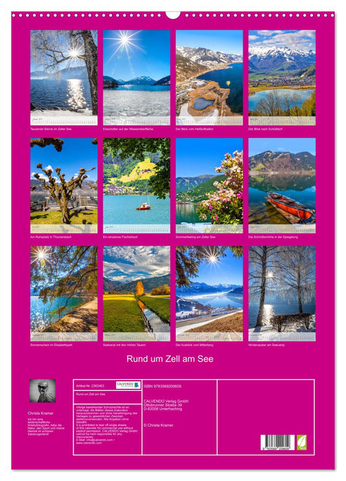 Rund um Zell am See (CALVENDO Wandkalender 2027)