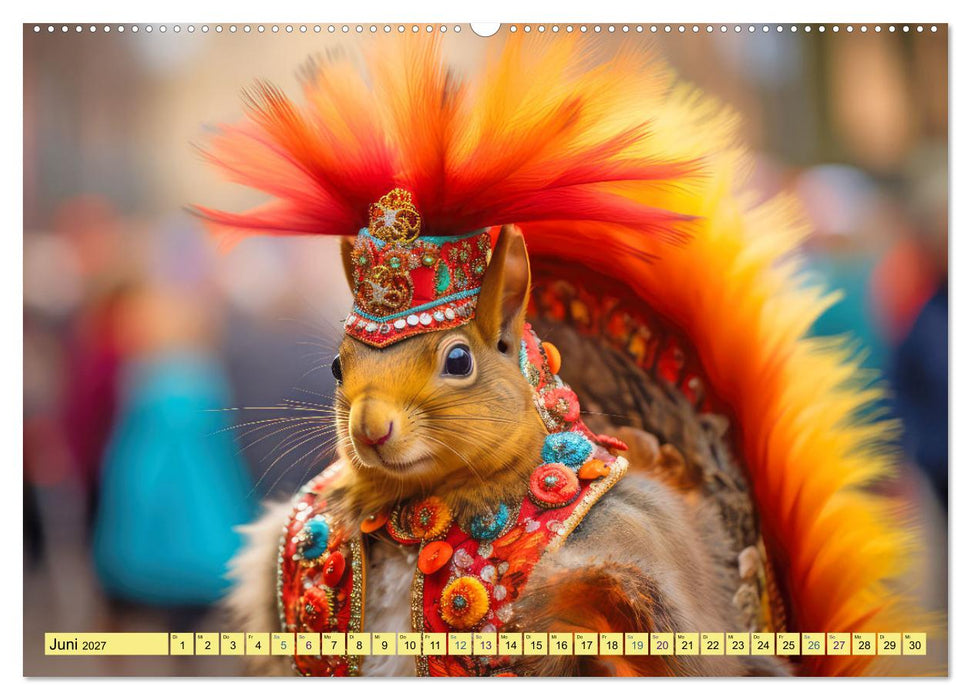 Eichhörnchen im Erlebnishunger (CALVENDO Wandkalender 2027)