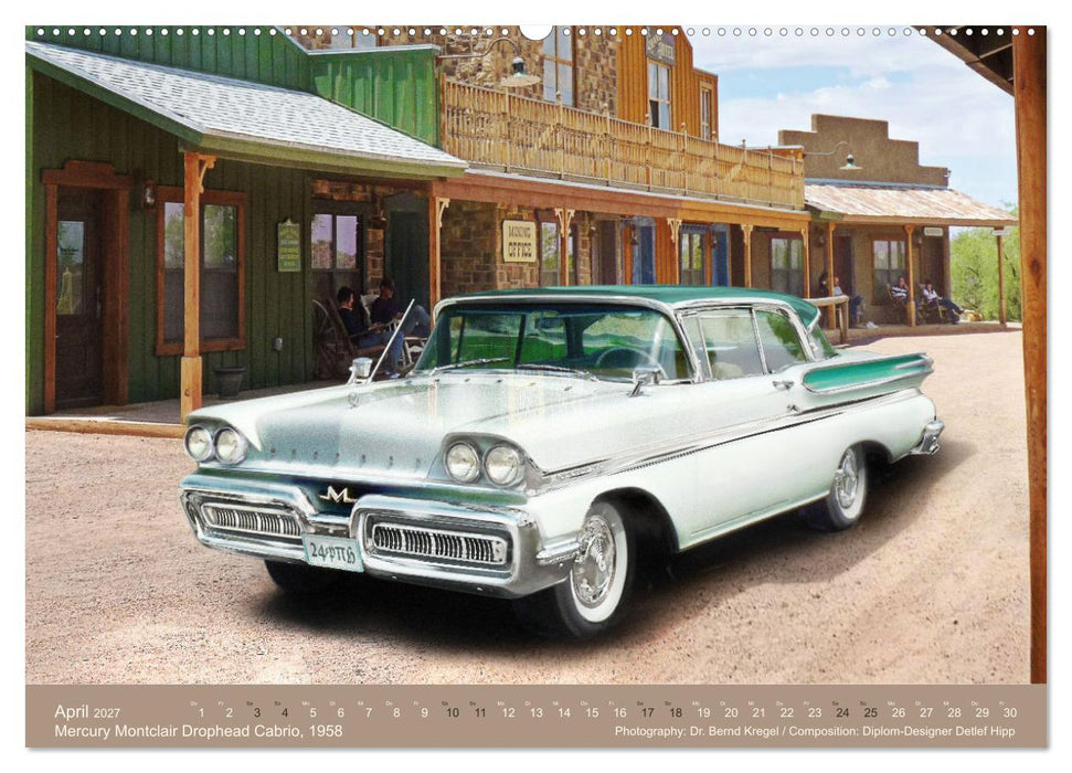 Oldtimer auf 5 Kontinenten (CALVENDO Wandkalender 2027)