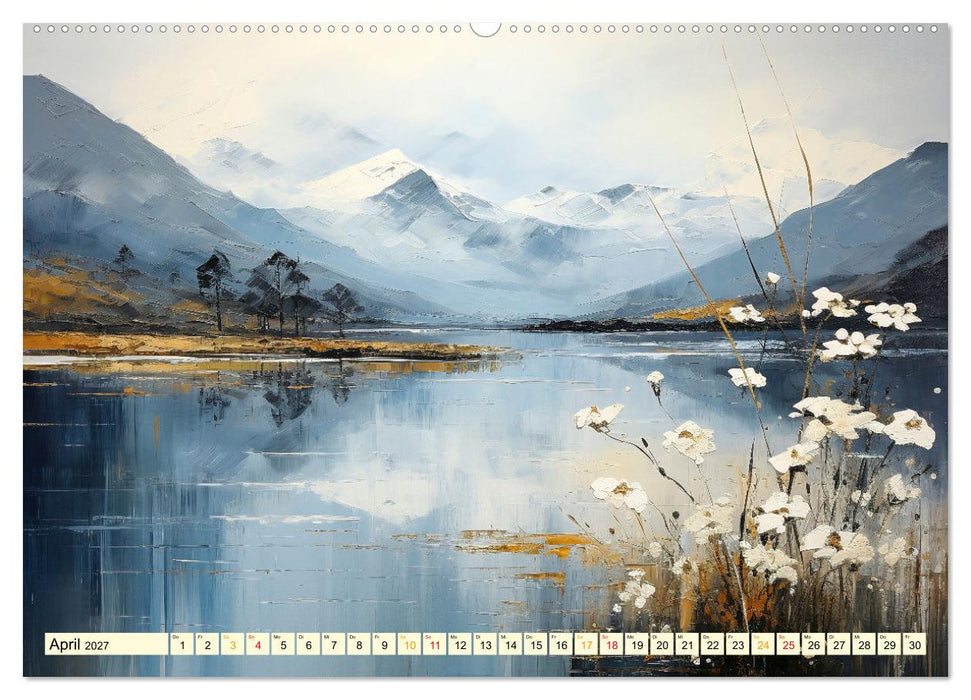 Eine Landschaft im Jahr (CALVENDO Wandkalender 2027)